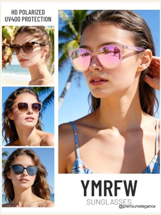 Retro Polarized Sunglasses UV400 Protection Classic Vintage Style 3 Pack main image 7